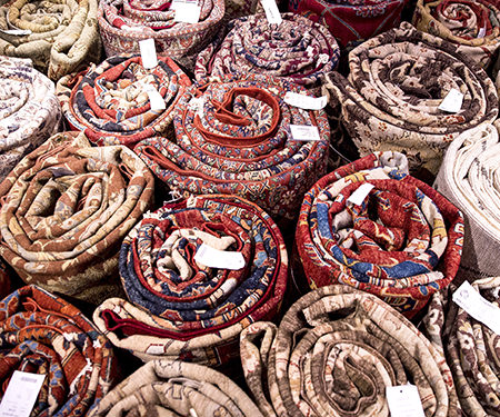 Rolled Oriental Rugs