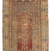 Antique Konia Prayer Rug 3'7"&times;5'6"