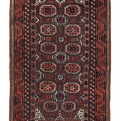 Antique Persian Belouchi Tribal Rug 3'6"×5'8"