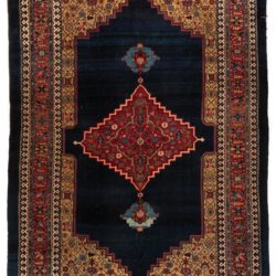 Antique Persian Bidjar 7'7"×11'1"