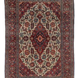 Antique Persian Kashan 3'6"×5'2"