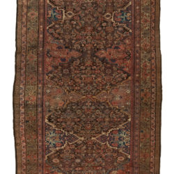 Antique Persian Kurdish Gallery Rug 6'4"×12'3"