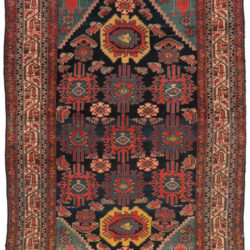 Antique Persian Malayer Rug 4'2"×5'6"
