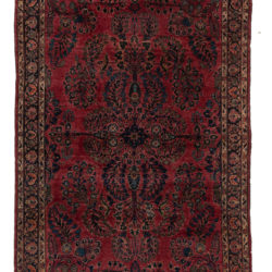 Antique Persian Sarouk 4'4"×6'5"