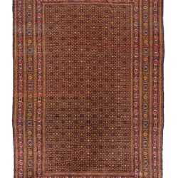 Antique Persian Senneh 12'8"×18'10"