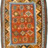 Antique Persian Shiraz Kilim 5'2"&times;7'4"