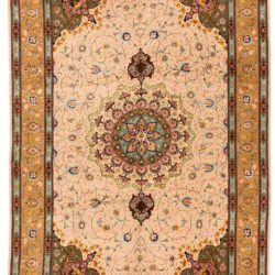 Antique Persian Tabriz 6'7"×10'7"