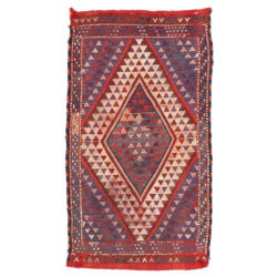 Antique Turkman Soumak Bag Face '9"×3'1"