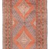 Antique Uzbek Samarkand Rug 6'7"&times;13'8"