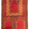 Antique Yoruk Prayer Rug 3'4"&times;5'3"