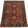 New Afghan Hand-Knotted Wool Rug 3'0"&times;4'8"