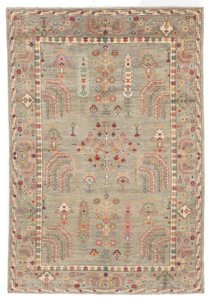 New Afghan Oushak-style Rug 5'11"&times;8'9"