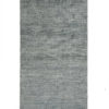 New Blue and Ivory Wool Hand-Knotted Area Rug 3'0"&times;5'6"