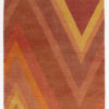 New Indian Contemporary Flatweave 3'4"&times;4'10"