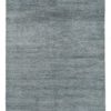 New Indo Savannah Transitional Blue and Ivory Rug 6'1"&times;9'1"