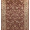 New Large Pak Agra Wool Rug in Burgundy and Earth Tones 12'2"&times;18'6"