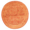 New Pak Mogul Round Floral Field Rug 5'1"&times;5'1"