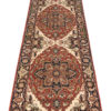 New Pak Serapi Runner with Navy, Rust and Cream Colored Wool 3'2"&times;11'10"