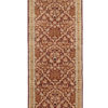 New Pakistani Kashan Runner Hand-Knotted with Burgundy and Beige Wool 2'8"&times;10'0"