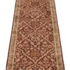 New Pakistani Kashan Runner Hand-Knotted with Burgundy and Beige Wool 2'8"&times;10'0"