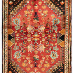 New Persian Gabbeh Qashqai-design 3'10"×5'9"