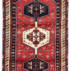 New Persian Gabbeh Qashqai-design 3'5"×5'5"