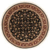 New Persian Round Floral Field Rug  7'0"&times;7'2"