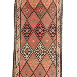 Semi-Antique Persian Kilim 5'0"×11'4"