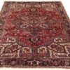 Semi-Antique Wool Heriz Rug with Medallion 8'2"&times;11'3"